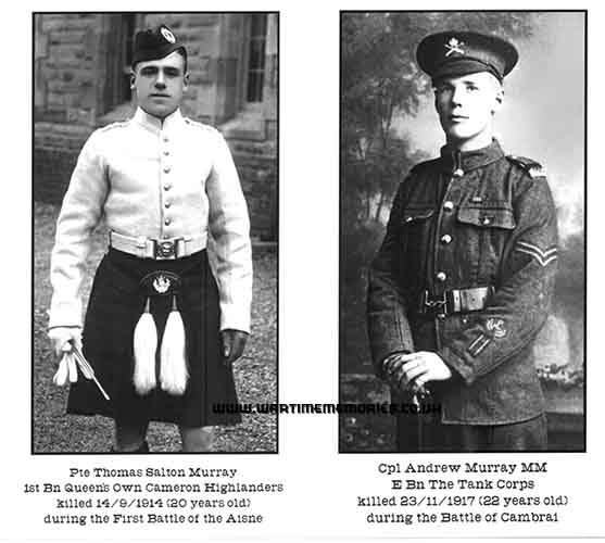<p>Pte. T. S. Murray and Cpl. A. Murray